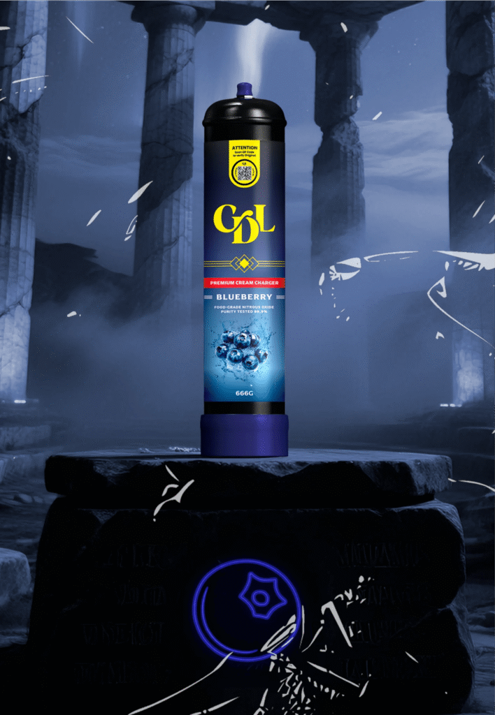 Cream Deluxe 666g N2O Charger – Blueberry