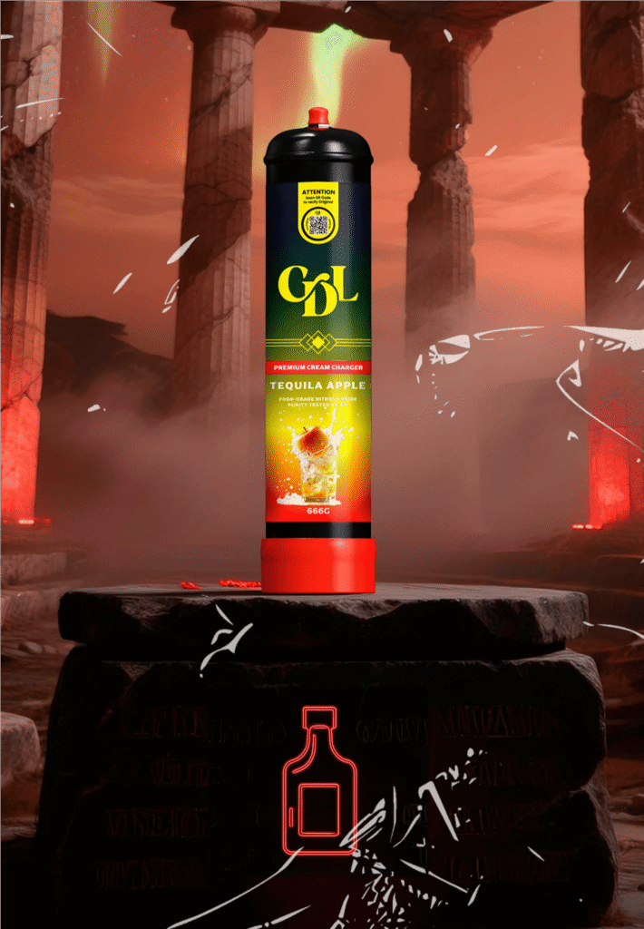 Cream Deluxe 666g N2O Charger – Tequila Apple