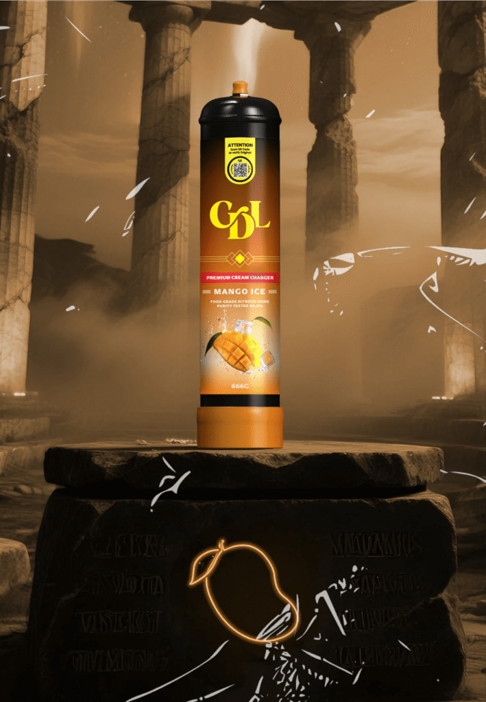 Cream Deluxe 666g N2O Charger – Mango Ice