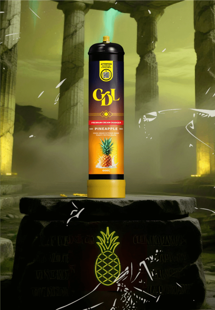 Cream Deluxe 666g N2O Charger – Pineapple