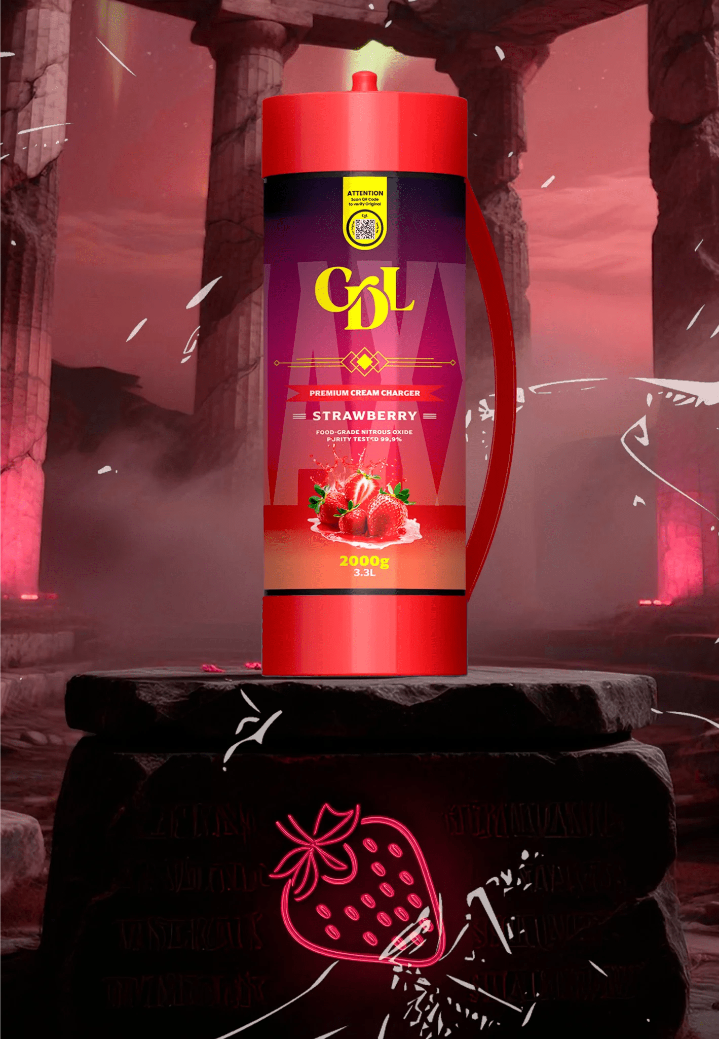 Sixth Wave Edition MAXXI 2000g – Strawberry