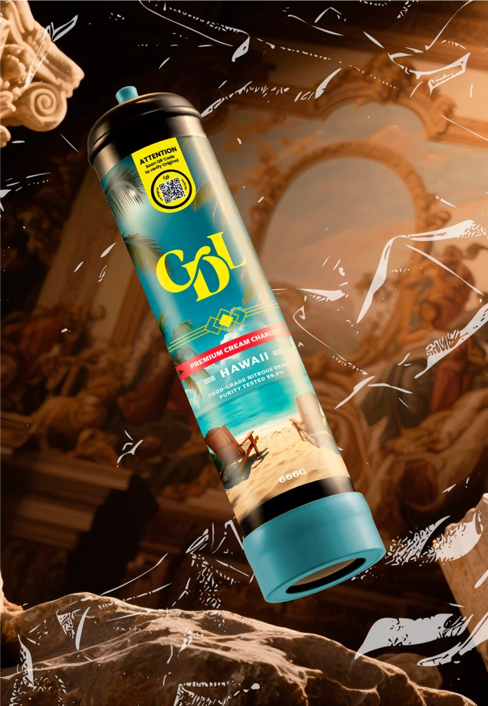 Cream Deluxe 666g N2O Charger – Hawaii