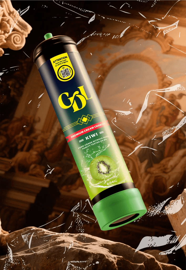Cream Deluxe 666g N2O Charger – Kiwi