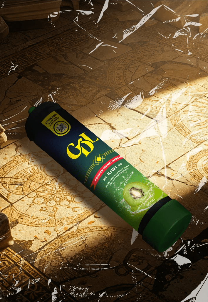 Cream Deluxe 666g N2O Charger – Kiwi