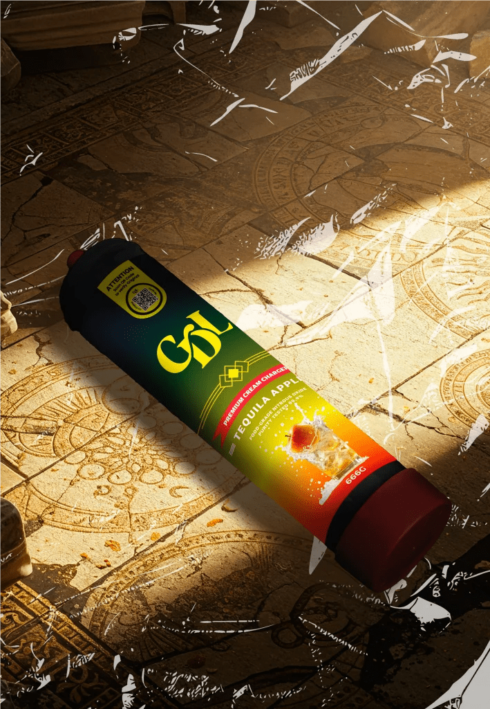 Cream Deluxe 666g N2O Charger – Tequila Apple