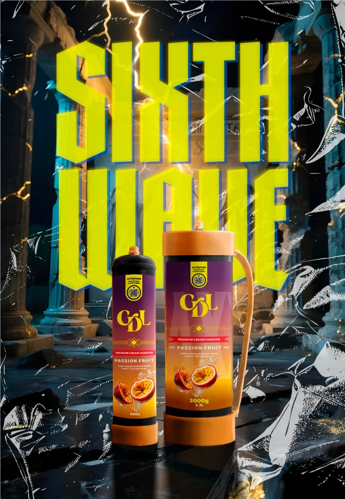 Cream Deluxe 666g N2O Charger – Passion fruit