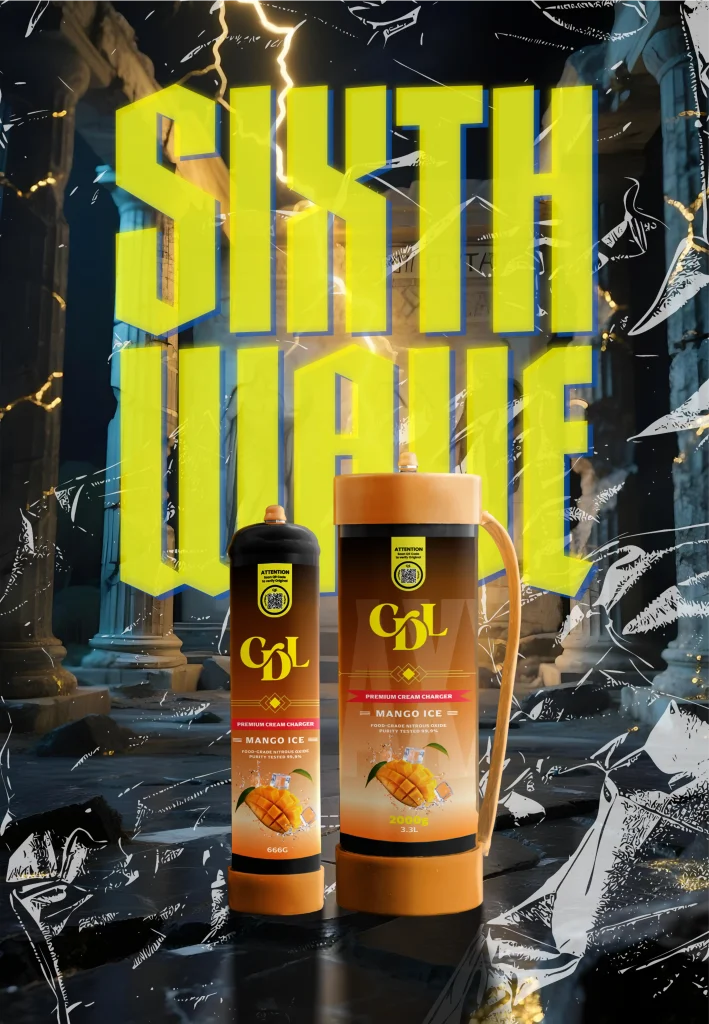 Cream Deluxe 666g N2O Charger – Mango Ice