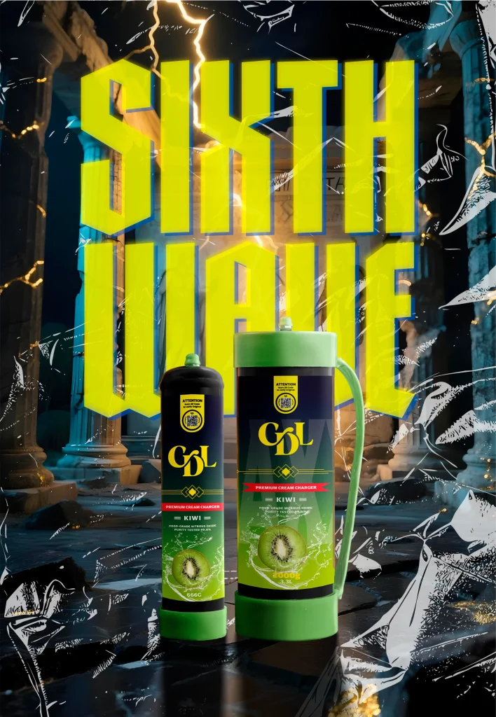 Cream Deluxe 666g N2O Charger – Kiwi