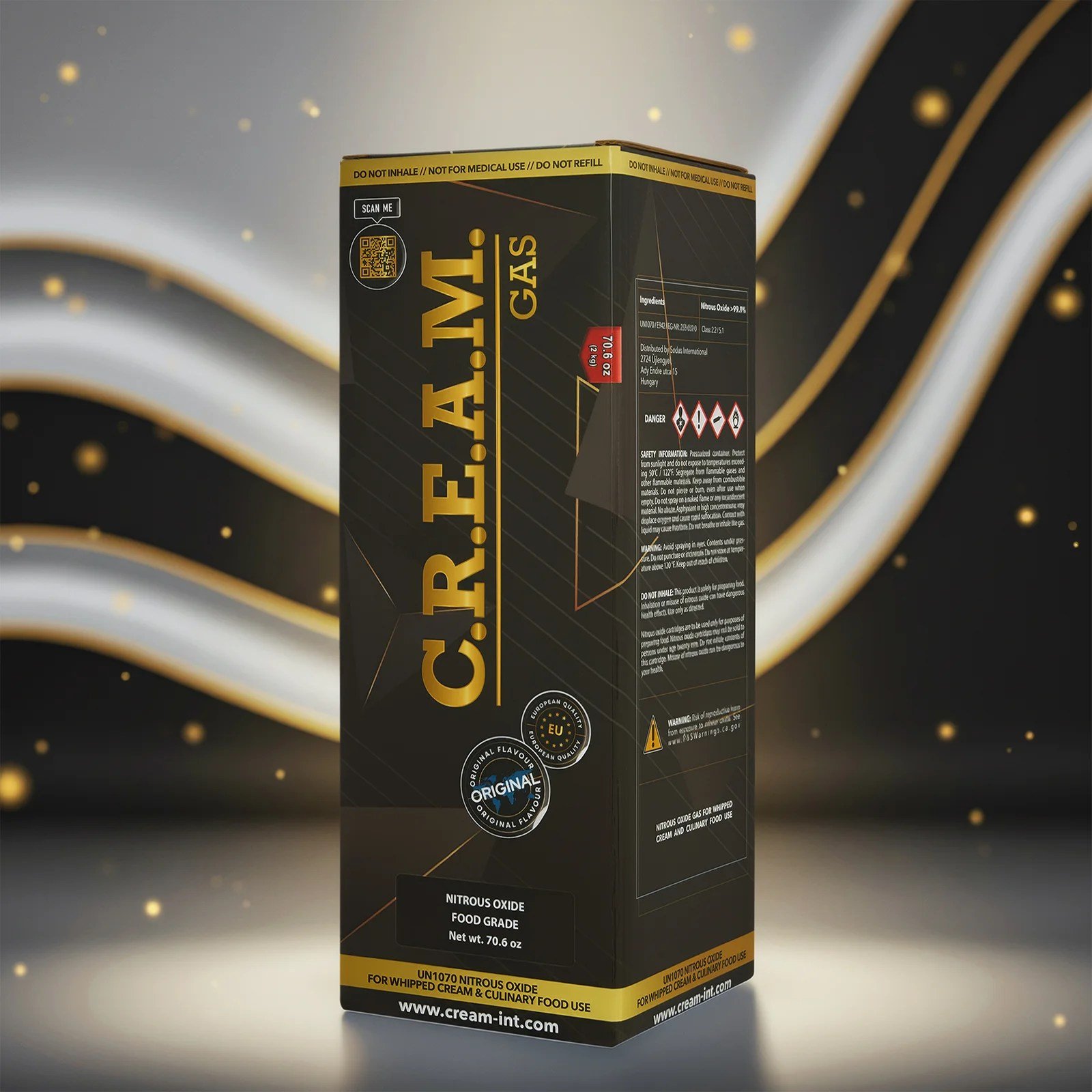 Cream Charger 2000g / 70.6oz
